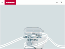 Tablet Screenshot of kitchenaid.fi