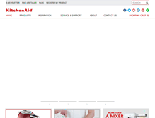 Tablet Screenshot of kitchenaid.co.nz