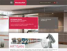 Tablet Screenshot of kitchenaid.pl