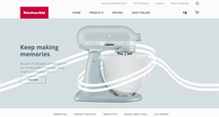 Desktop Screenshot of kitchenaid.co.uk