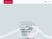 Tablet Screenshot of kitchenaid.co.uk