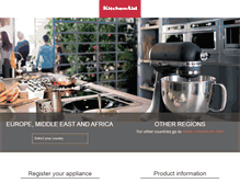 Tablet Screenshot of kitchenaid.eu