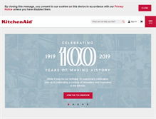 Tablet Screenshot of kitchenaid.ca